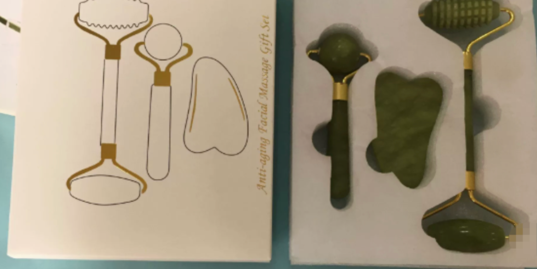 3-in-1 Jade Roller Set