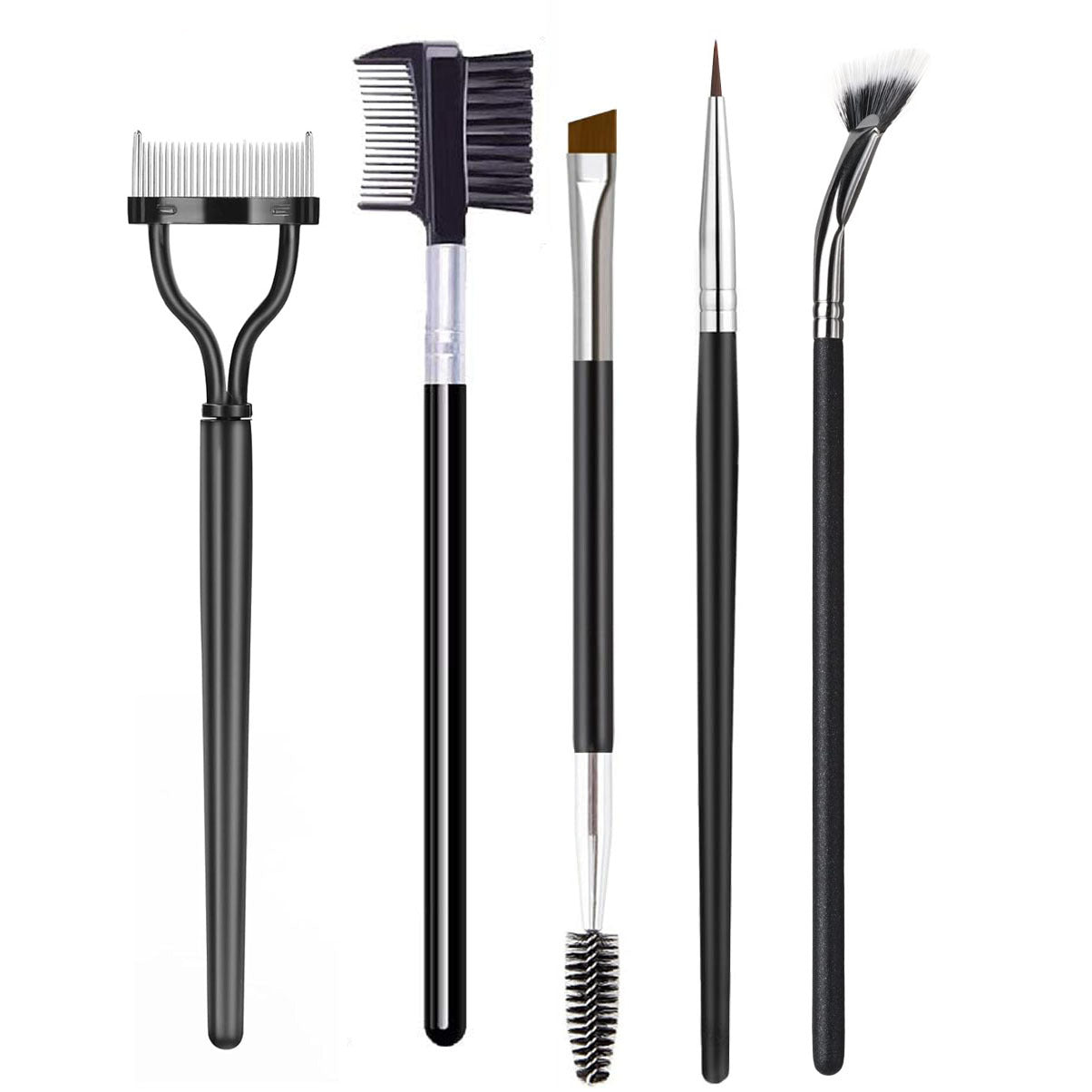 Cross-Border Makeup Tool Set with Eyelash Brushes & Comb