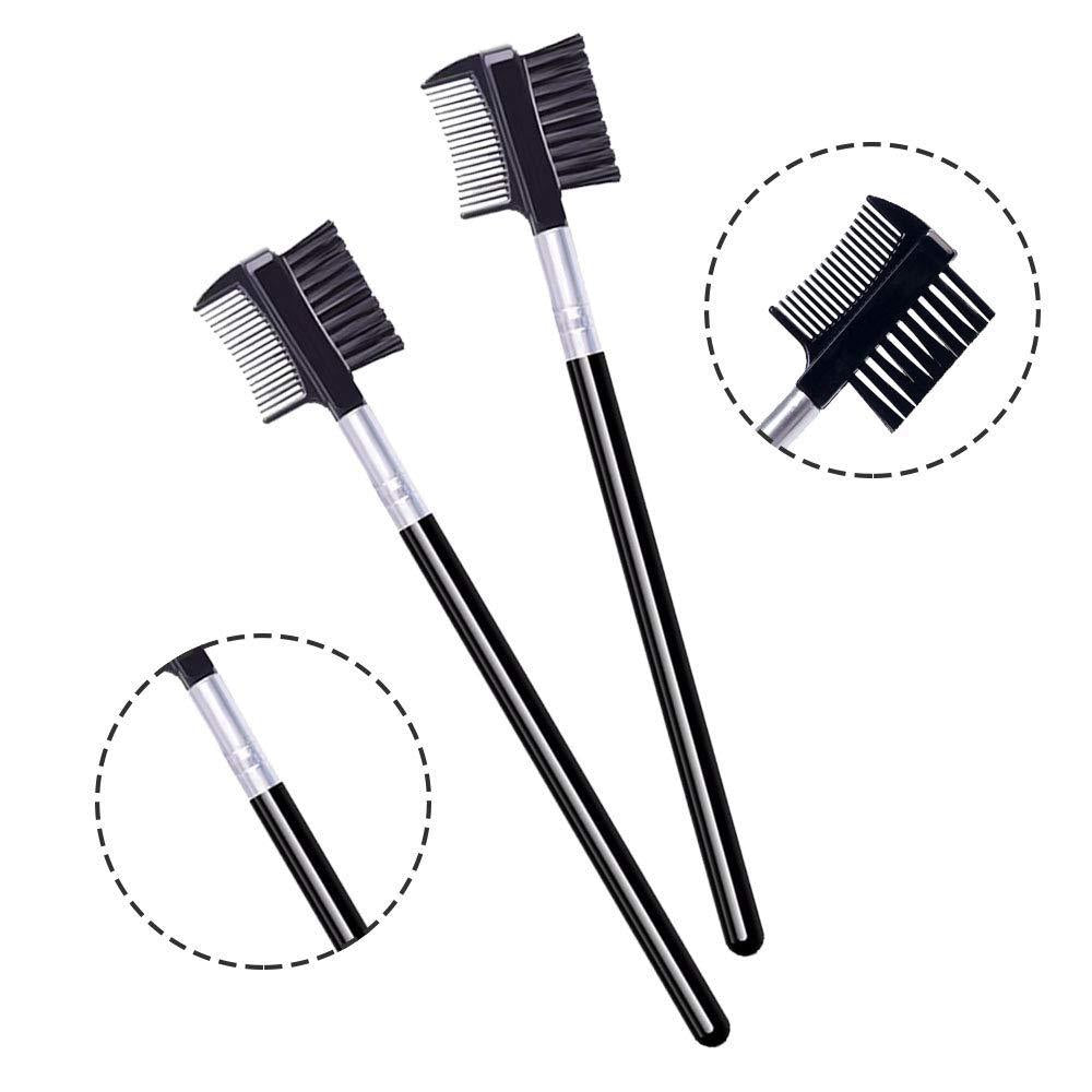 Cross-Border Makeup Tool Set with Eyelash Brushes & Comb