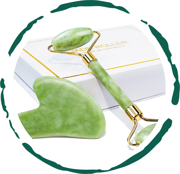 Jade Roller & Gua Sha Gift Set