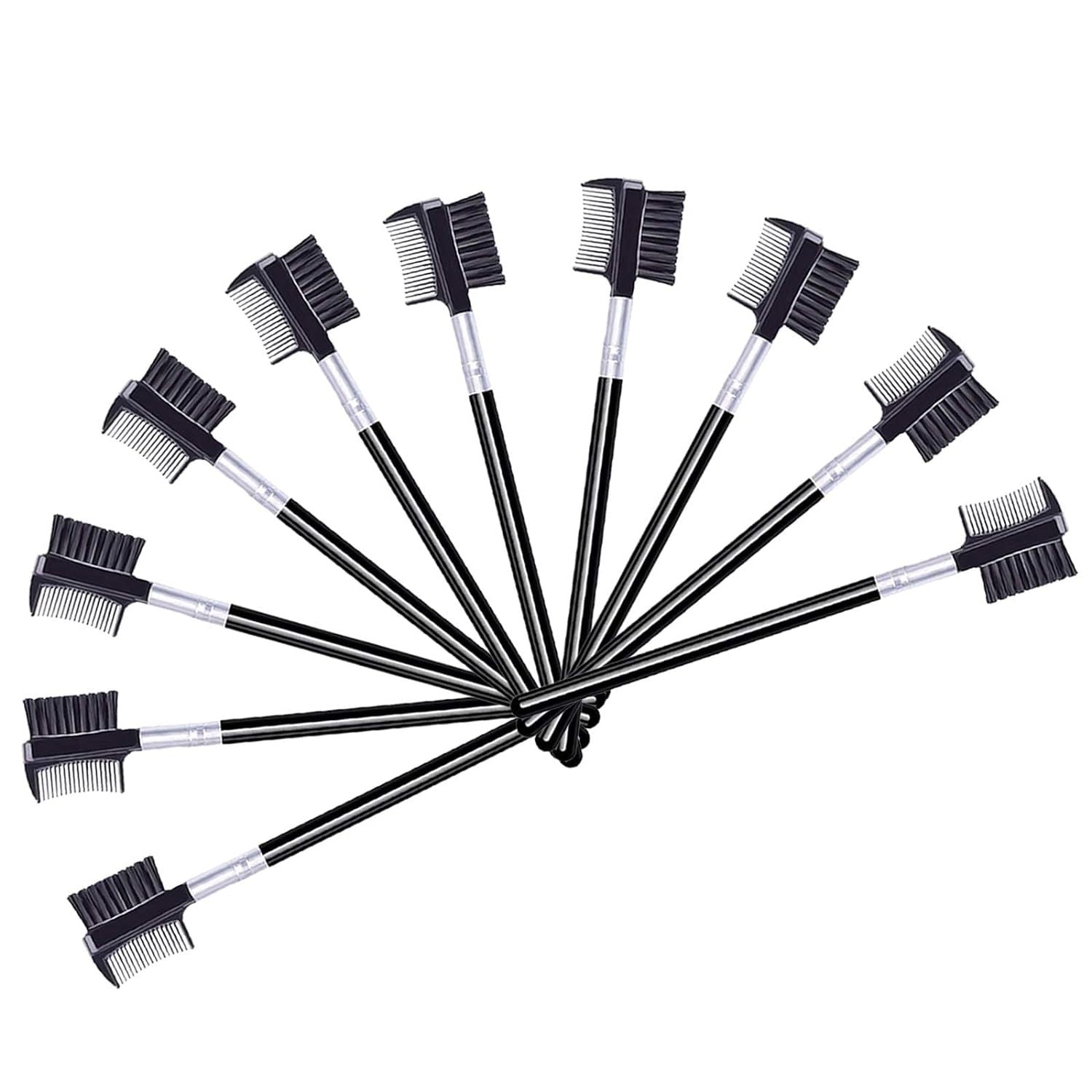 Cross-Border Makeup Tool Set with Eyelash Brushes & Comb