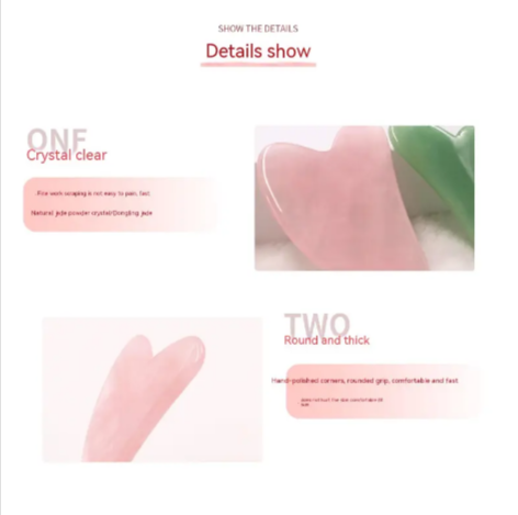 Crystal Heart Gua Sha
