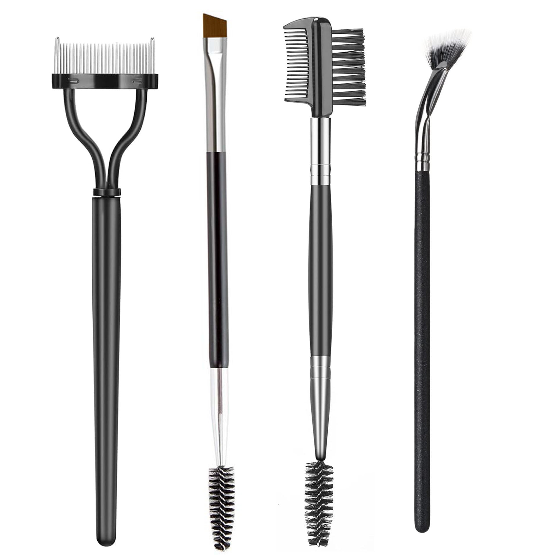 Cross-Border Makeup Tool Set with Eyelash Brushes & Comb